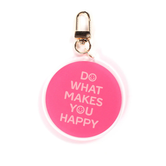 studio mirabella | Do what makes you happy - Acryl Schlüsselanhänger