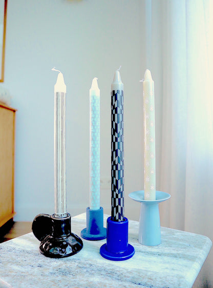 Palette Amsterdam | Designkerzen im 4er Set -  Mahogany Blues