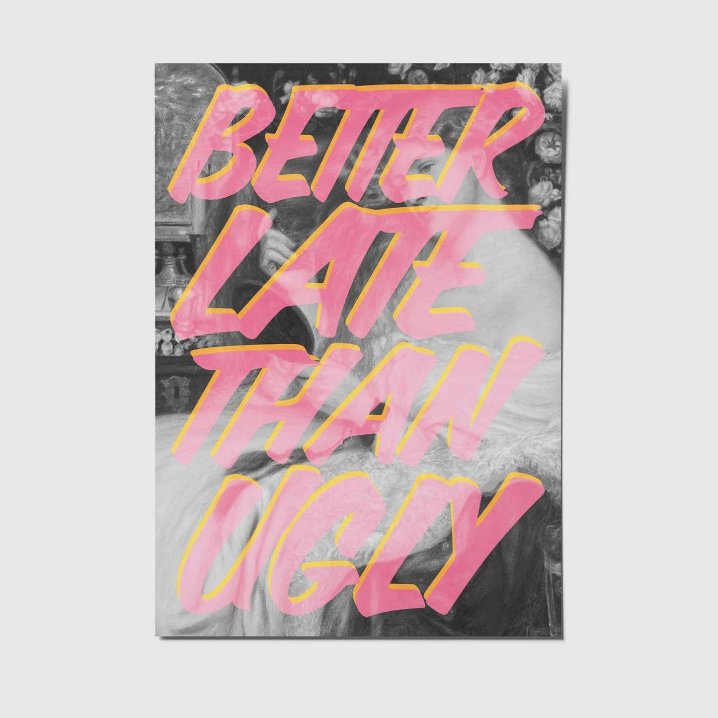 studio mirabella | Postkarte Better late than ugly