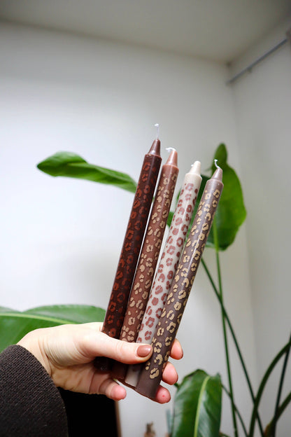 Palette Amsterdam | Designkerzen im 4er Set - Wilde Romanze