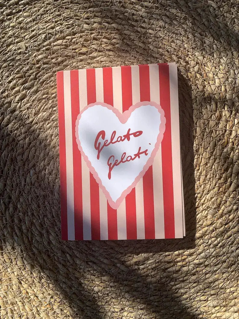 Ute Arnold | Postkarte Gelato Gelati
