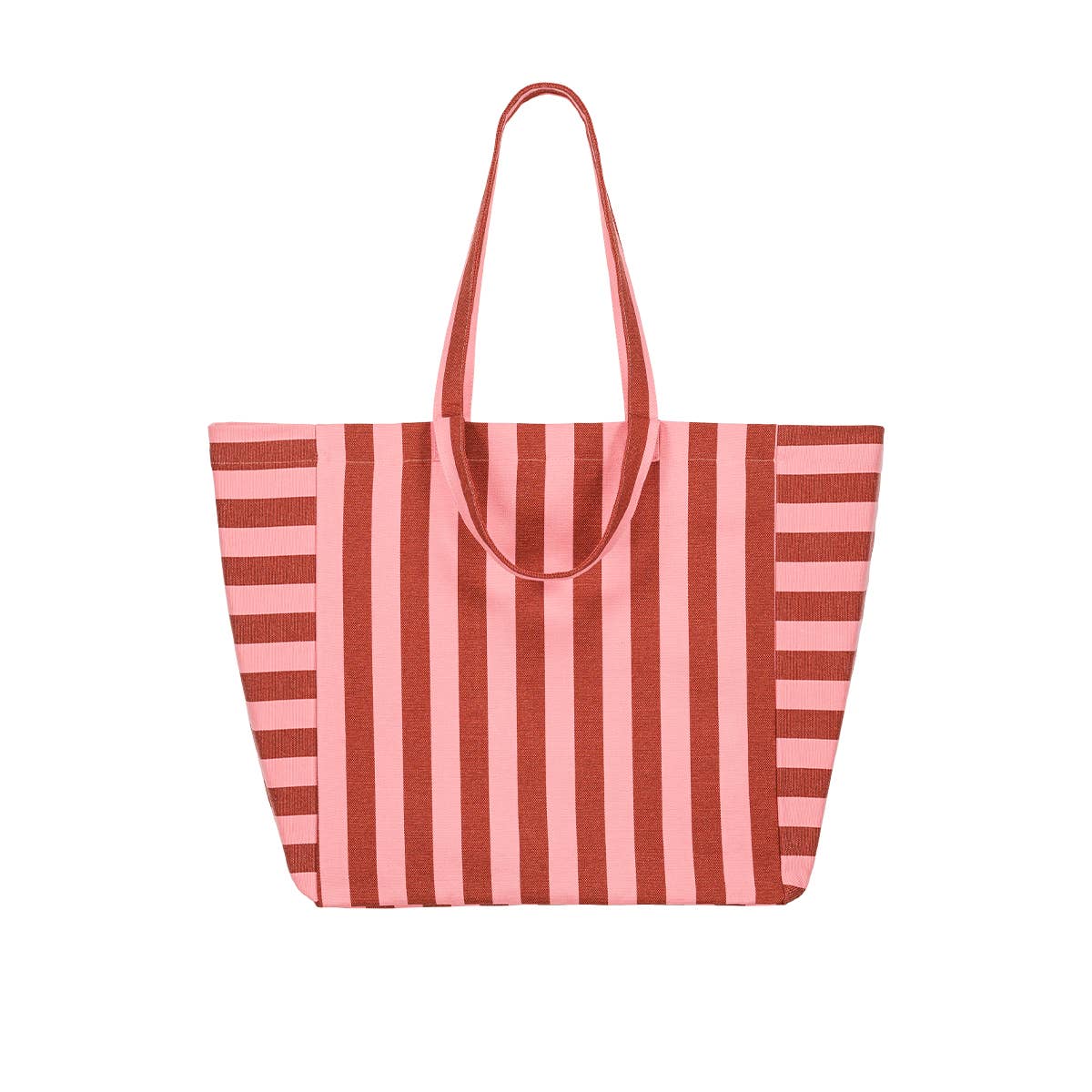 Rose in April | Elisa Baumwolltasche Ziegel/Rosa