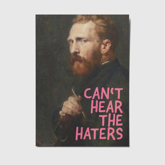 studio mirabella | Postkarte Can't hear the haters