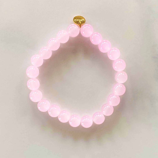 LITCHI | Jellybeans-Perlen Armband Rosa