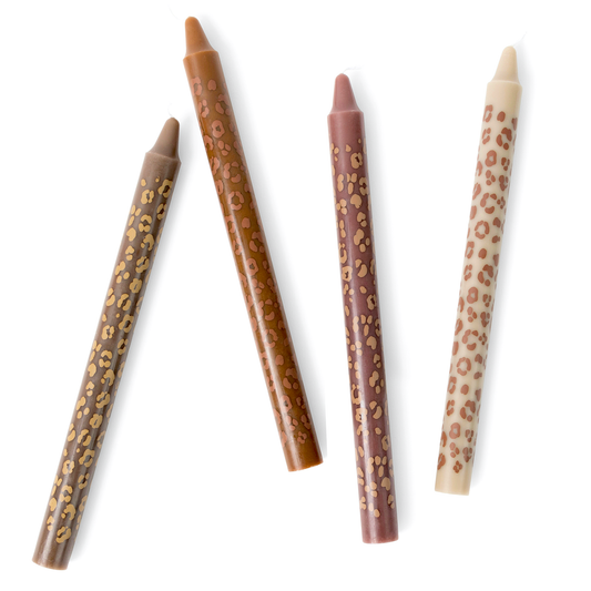 Palette Amsterdam | Designkerzen im 4er Set - Wilde Romanze
