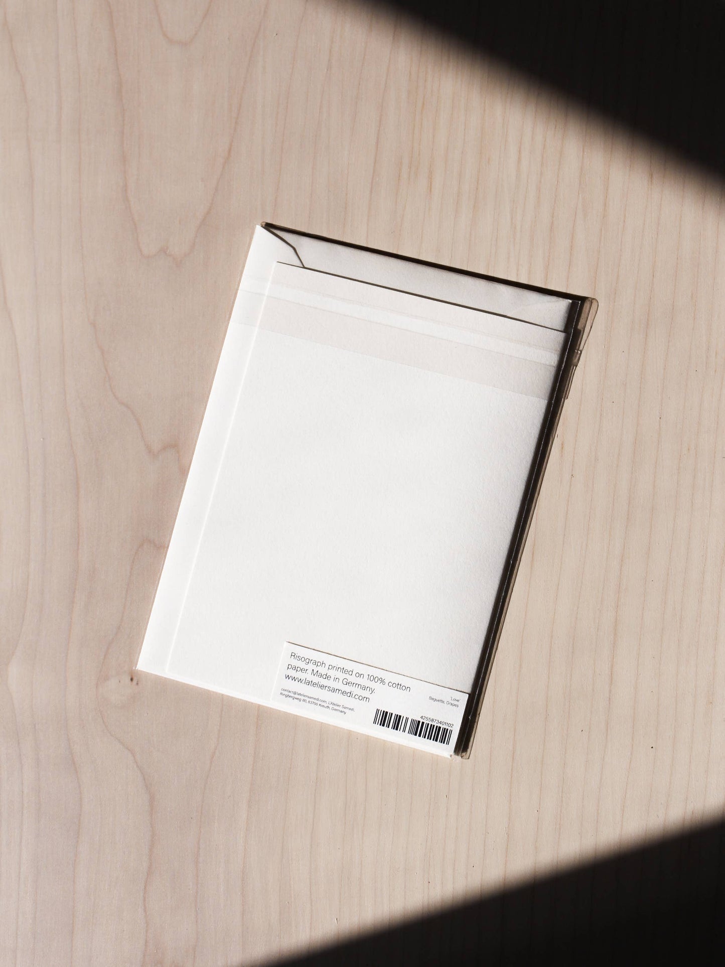 L'Atelier Samedi | Klappkarte 'hello world'