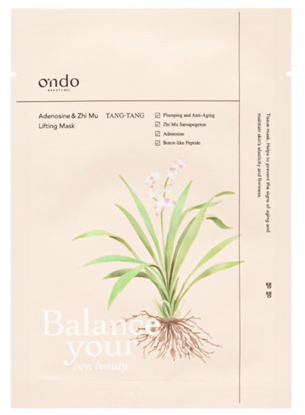 Ondo Beauty 36.5 | Adenosine & Zhi Mu Lifting Mask Tang-Tang