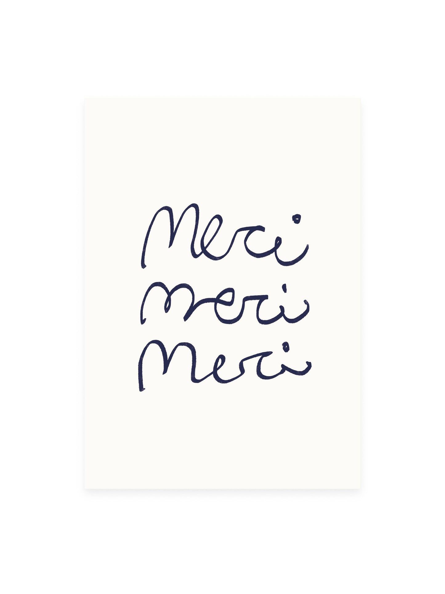 L'Atelier Samedi | Postkarte merci merci merci