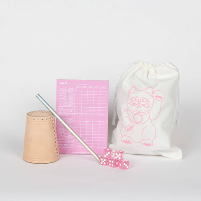Frau Hansen | Würfelspiel Rosa 5er Set
