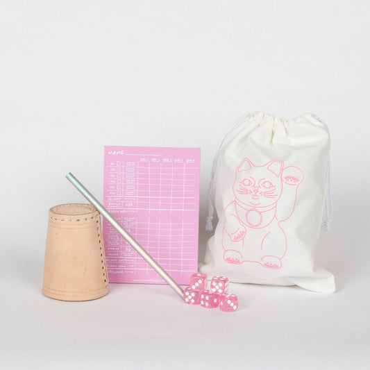 Frau Hansen | Würfelspiel Rosa 5er Set