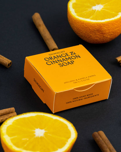 SILMACHY cosmetics | Orange & Cinnamon Soap