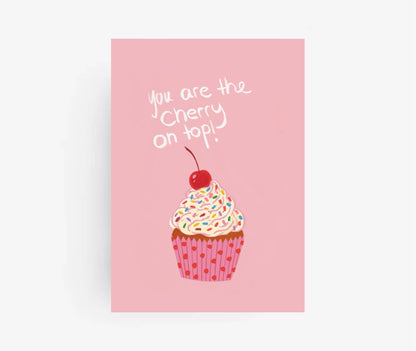 Ute Arnold | Postkarte You are the cherry on top