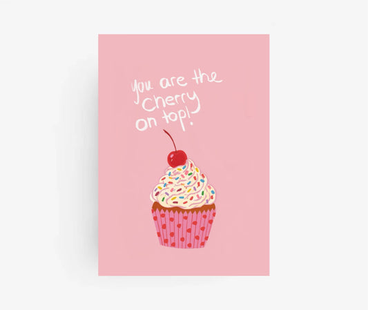 Ute Arnold | Postkarte You are the cherry on top