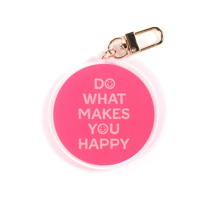 studio mirabella | Do what makes you happy - Acryl Schlüsselanhänger