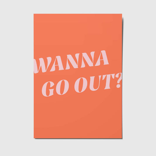 studio mirabella | Postkarte Wanna go out
