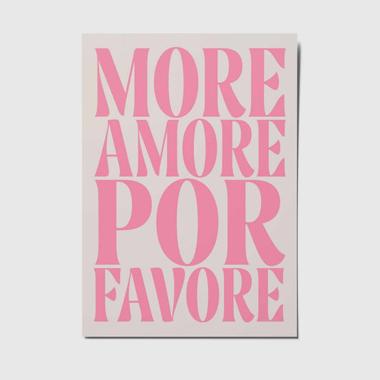 studio mirabella | Postkarte More amore por favore