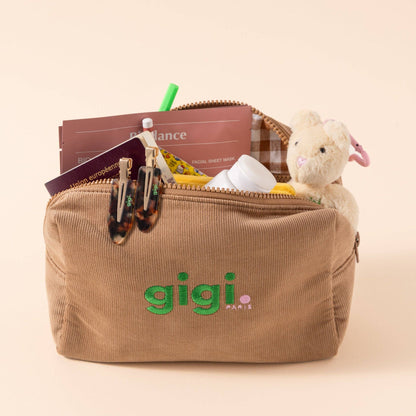 MY NAME IS GIGI PARIS | Kosmetiktasche Mokka Mousse