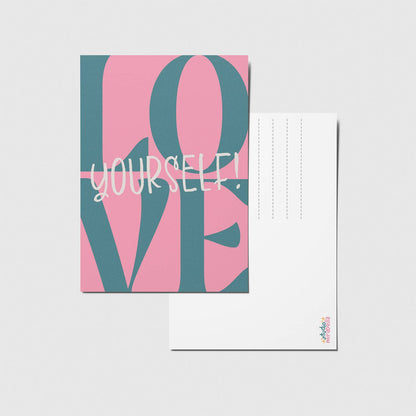 studio mirabella | Postkarte Love yourself