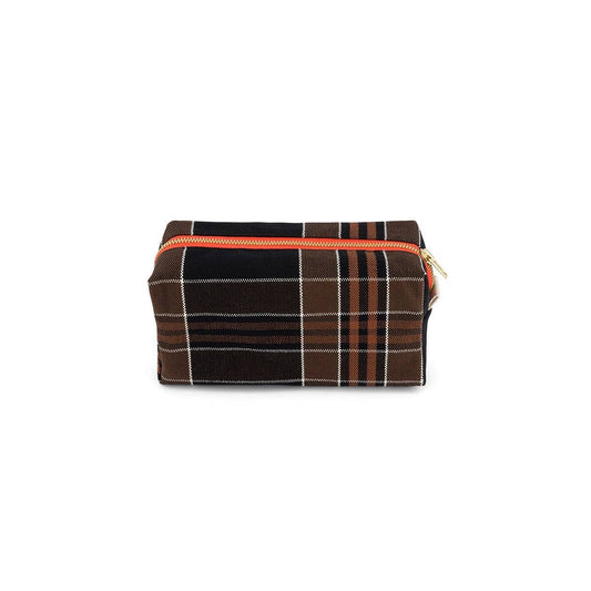Rose in April | Desi Kosmetiktasche Black Tartan