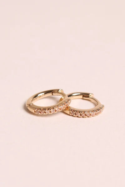 Waekura | Ohrringe Mini Creoles Champagne