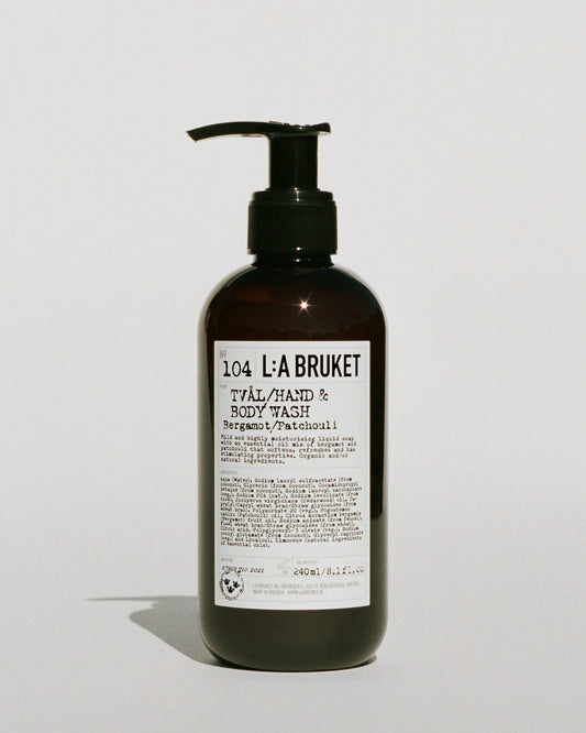L:a Bruket | 104 Hand & Body Wash  - Bergamot / Patchouli