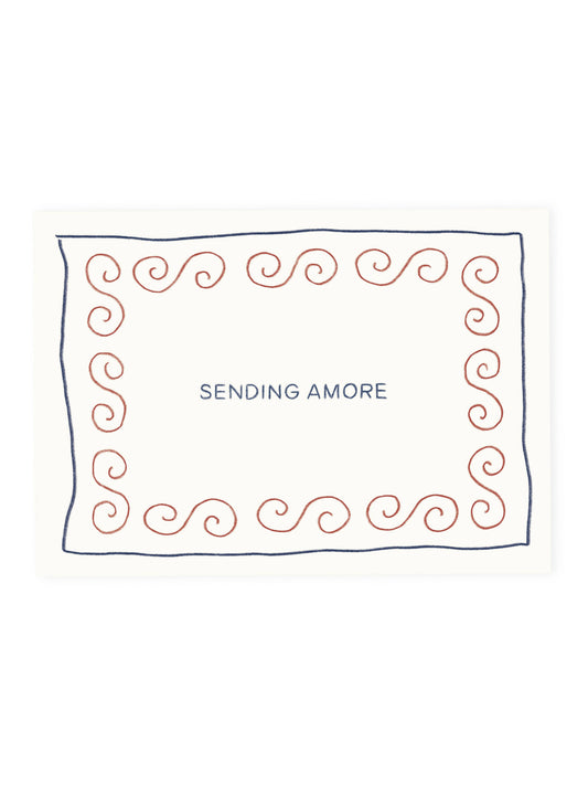 L'Atelier Samedi | Postkarte Sending Amore