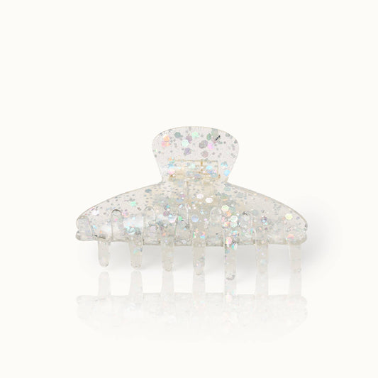 by Vivi | Haarklammer Klassisch Silber Glitzer