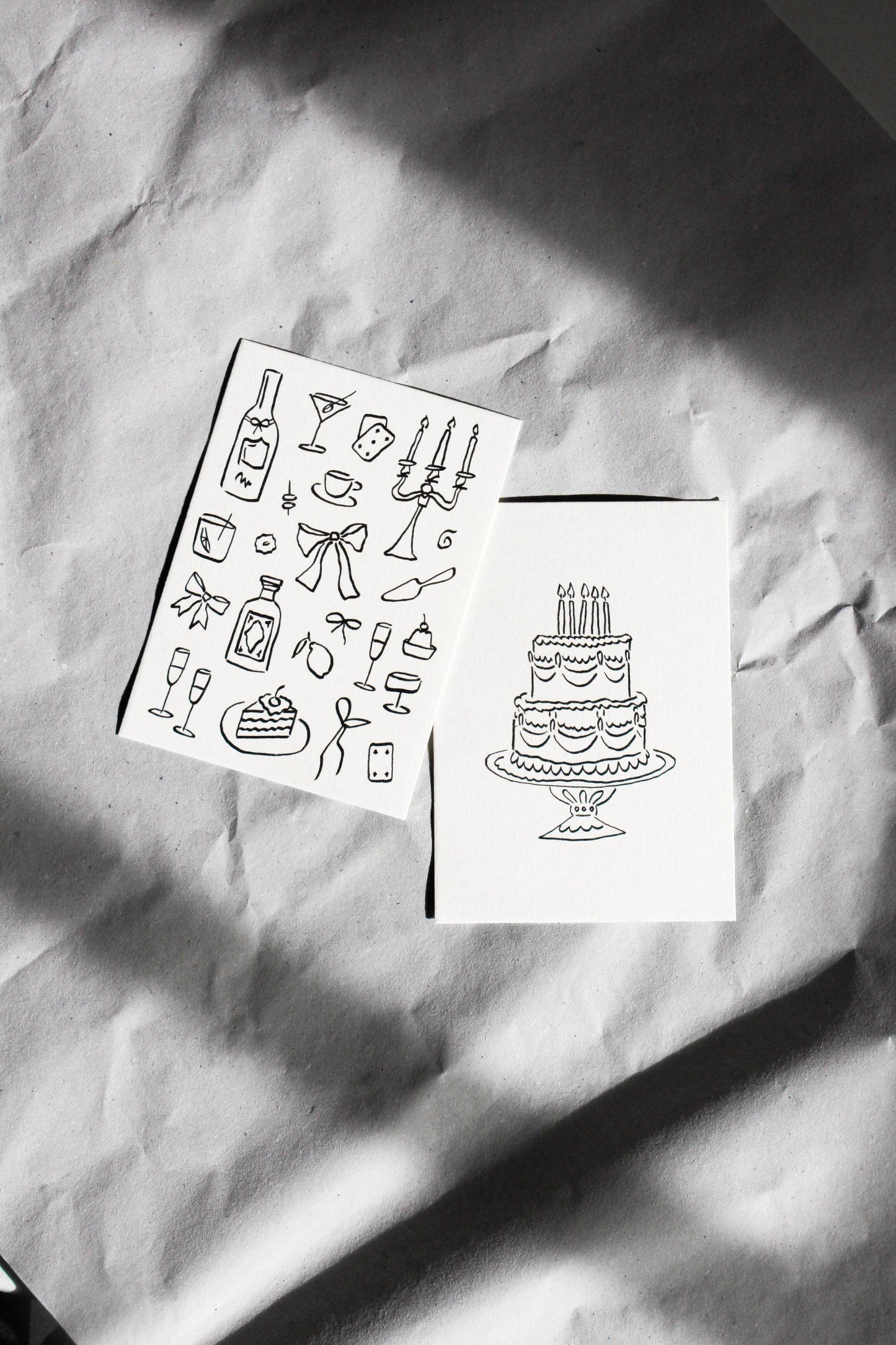 L'Atelier Samedi | Postkarte Torte