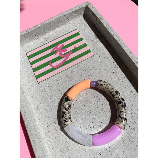 Ute Arnold | Armband ,,Flieder Coral''