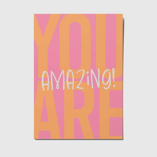 studio mirabella | Postkarte You are amazing