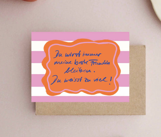 Ute Arnold | Postkarte ,,Beste Freundin''