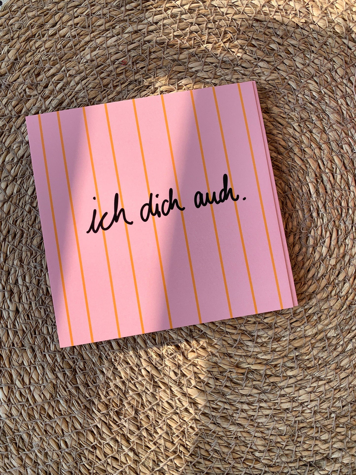 Ute Arnold | Postkarte ,,ich dich auch.''