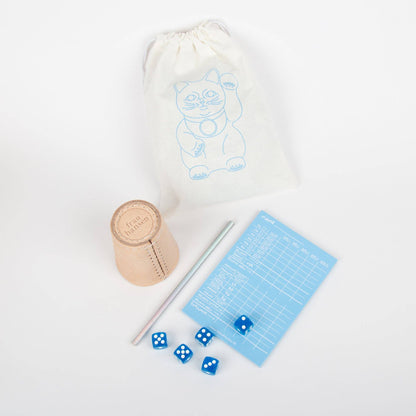 Frau Hansen | Würfelspiel Blau 5er Set