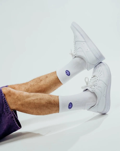 No Bad Days Club | Socken ,,Smiley Lavender''
