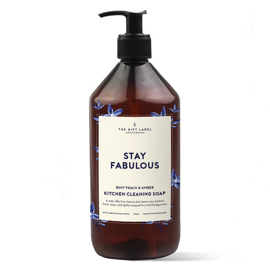 The Gift Label | Kitchen Cleaning Soap - Stay Fabulous